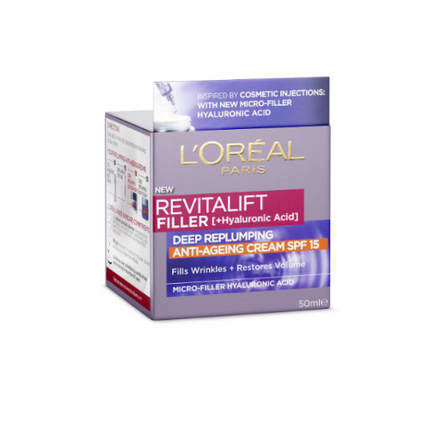 L'Oreal Revitalift Filler SPF15 Day Cream 50mL - OhYouLuckyDuck.com.au