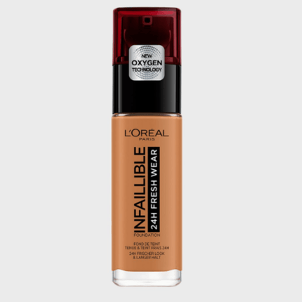 L'Oreal Infallible 24H Fresh Wear Foundation - 330 Hazelnut - OhYouLuckyDuck.com.au