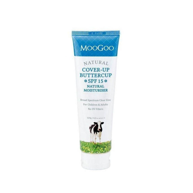 MooGoo Cover-Up Buttercup SPF15 Natural Moisturiser 120g - OhYouLuckyDuck.com.au