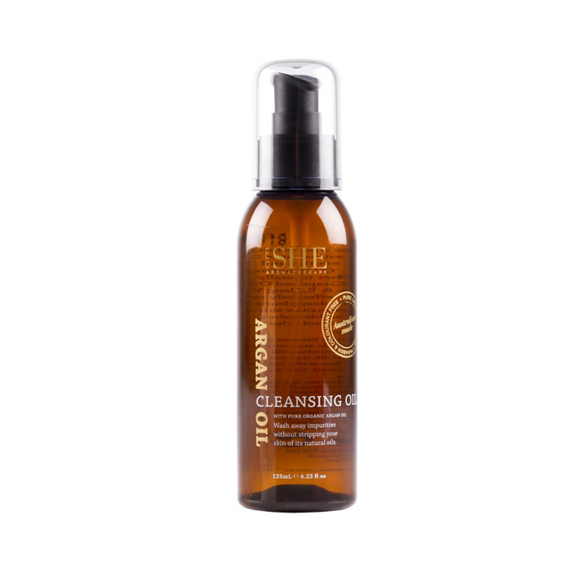 SHE Argan Oil Cleansing Oil 125ml - OhYouLuckyDuck.com.au