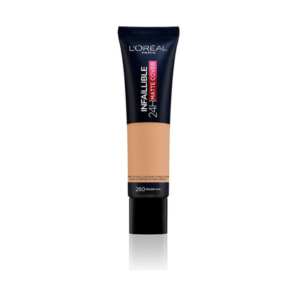 L'Oreal Infallible 24 Hour Matte Foundation 260 Golden Sun - OhYouLuckyDuck.com.au