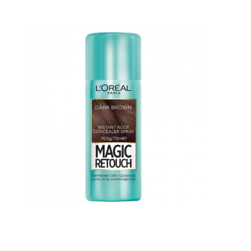 L'Oreal Magic Retouch Hair Spray Dark Brown 75ml - OhYouLuckyDuck.com.au