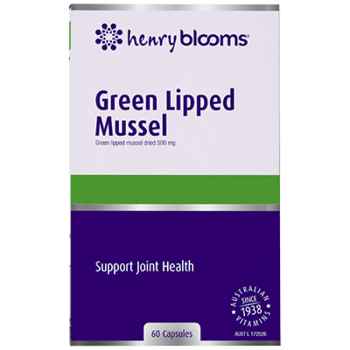 Henry Blooms Green Lipped Mussel Caps 60 - OhYouLuckyDuck.com.au