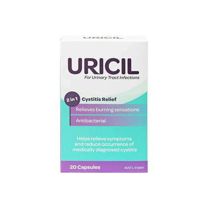 Uricil UTI 20 Capsules