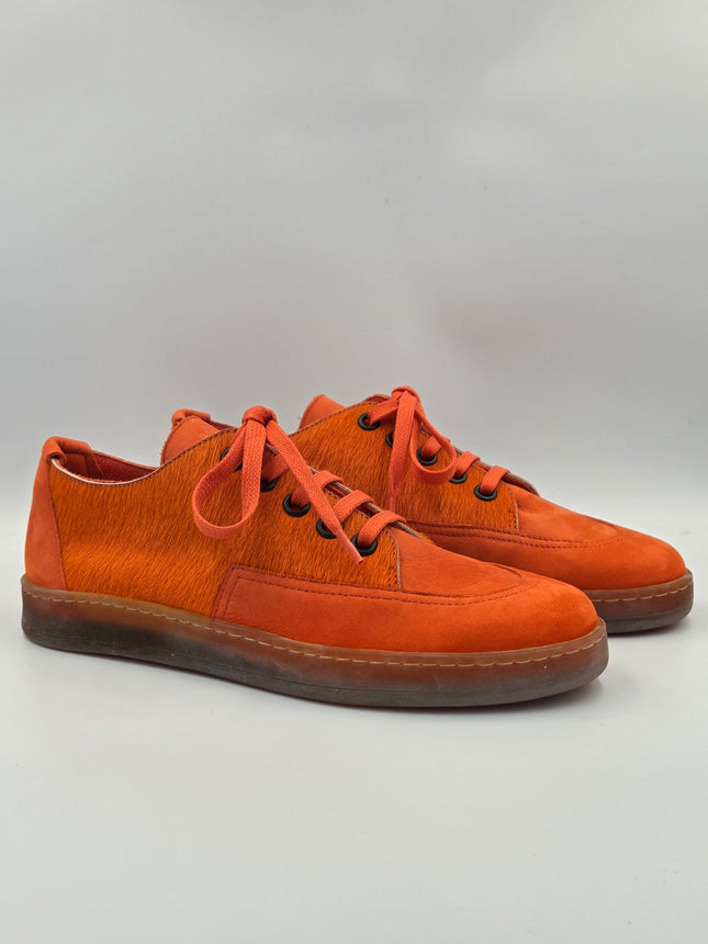 Arche Sample Vaname Orange Cowhide Sneakers