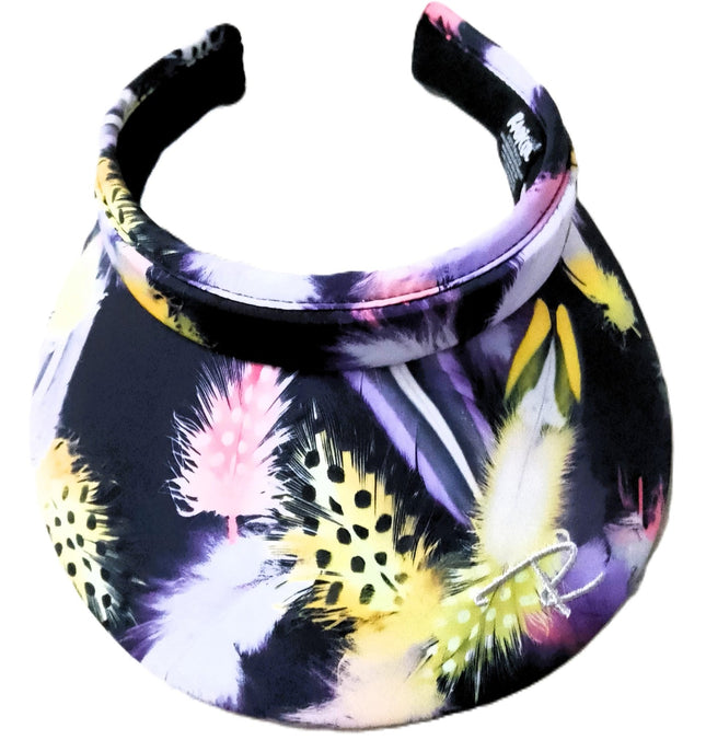 Radicool Feather Black Sun Visor for Sports and Outdoor Activities