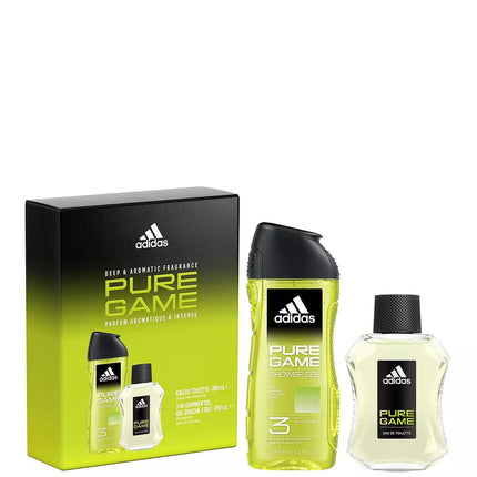 Adidas Pure Game 100ml EDT & 250ml Shower Gel Giftset - OhYouLuckyDuck.com.au