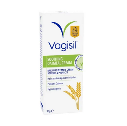 Vagisil Soothing Oatmeal Cream 30g - OhYouLuckyDuck.com.au