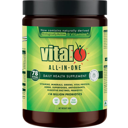 Vital Greens All-In-One Powder 300g - OhYouLuckyDuck.com.au