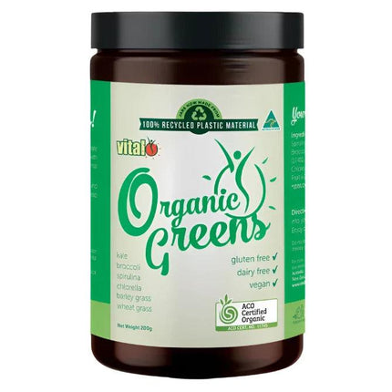 Vital Organic Greens 200g - OhYouLuckyDuck.com.au