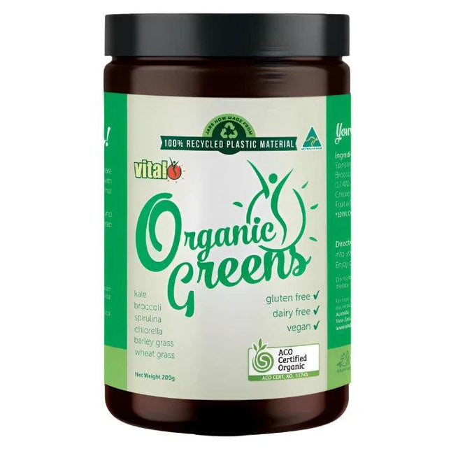 Vital Organic Greens 200g - OhYouLuckyDuck.com.au