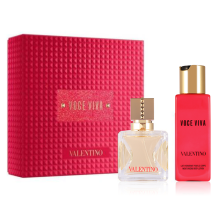 Valentino Voce Viva 2pc Set EDP Women's Perfume 50mL and Body Lotion 100mL
