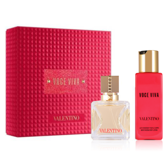 Valentino Voce Viva 2pc Set EDP Women's Perfume 50mL and Body Lotion 100mL