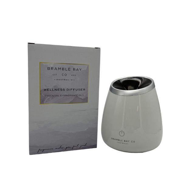 Bramble Bay White Short Wellness Ultrasonic Diffuser