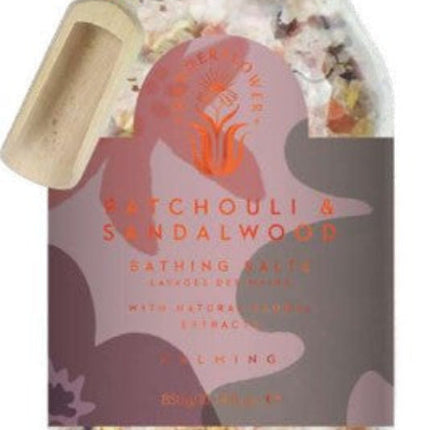 Wanderflower Patchouli & Sandalwood Bath Salts