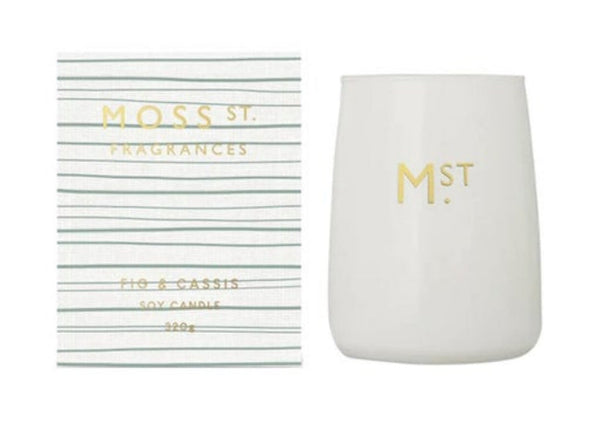 Moss St. Fragrances Fig and Cassis Soy Scented Candle 320G