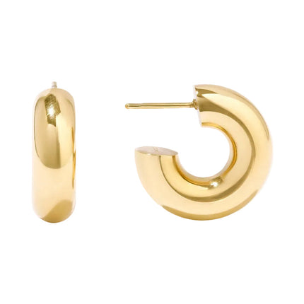 Hailey Gold Hoop Earrings