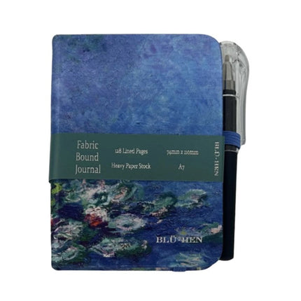 La La Land Fabric Journal Water Lilies A7