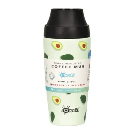 Cheeki Coffee Mug Avocado - 450mL - OhYouLuckyDuck.com.au