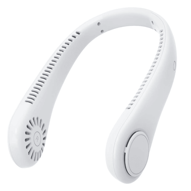 White Portable Neck Fan - OhYouLuckyDuck.com.au