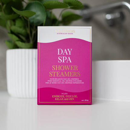 Wild Emery Day Spa Shower Steamer Four Pack 180g