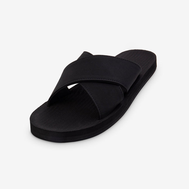 Indosole Women Cross Sandal Black Size 8 to 9