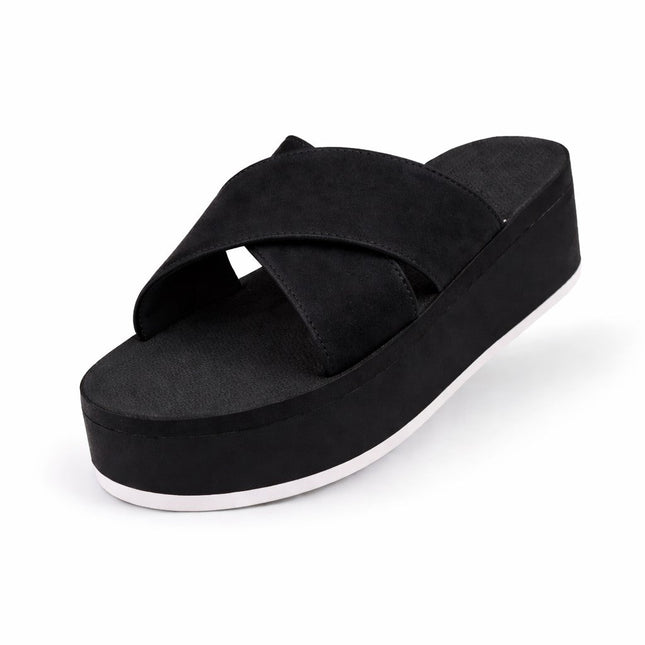 IndosoleWomen Cross Sneaker Sole Black Sea Salt Sole Size 8 to 9