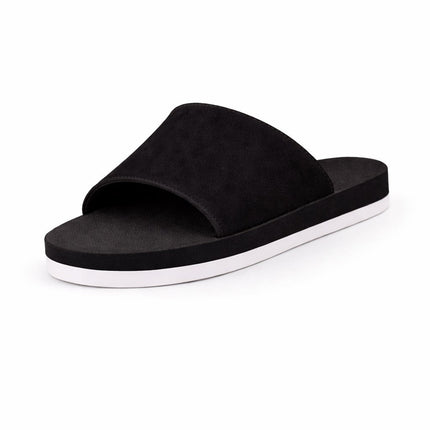 Indosole Women Slide Sneaker Sole Black Sea Salt Sole Size 4 to 5