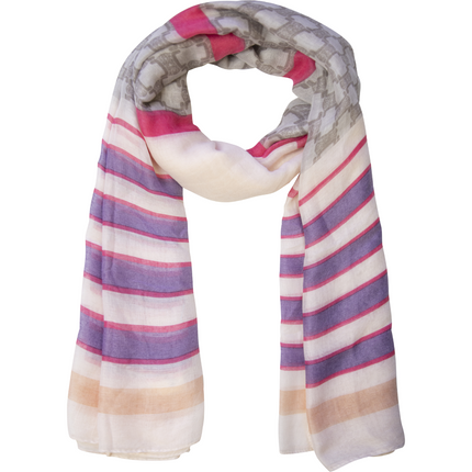 Maxine Printed Scarf Beige