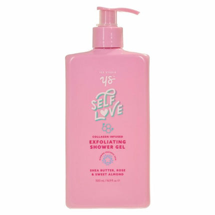 Yes Studio Collagen Exfoliating Shower Gel - Shea butter, Rose & Sweet Almond
