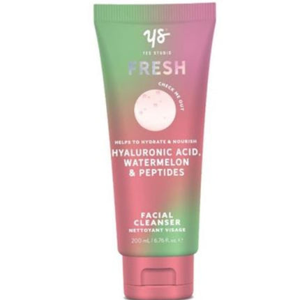 Yes Studio 200ml Facial Cleanser - Hyaluronic Acid, Watermelon & Peptides