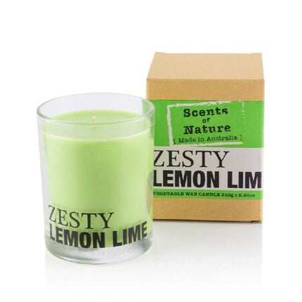 Tilley Scents of Nature Candle Zesty Lemon Lime 240g