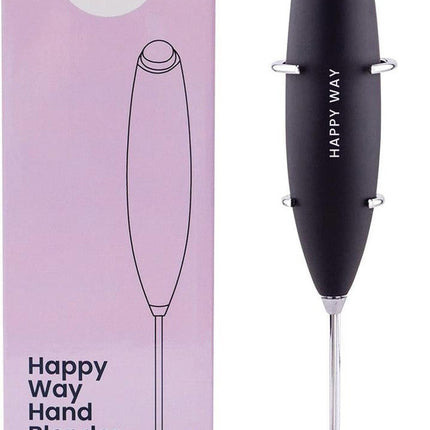 Happy Way Hand Blender Black with Stand