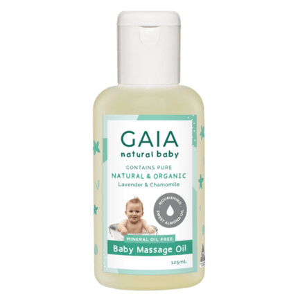 Gaia Natural Baby Massage Oil 125mL - OhYouLuckyDuck.com.au