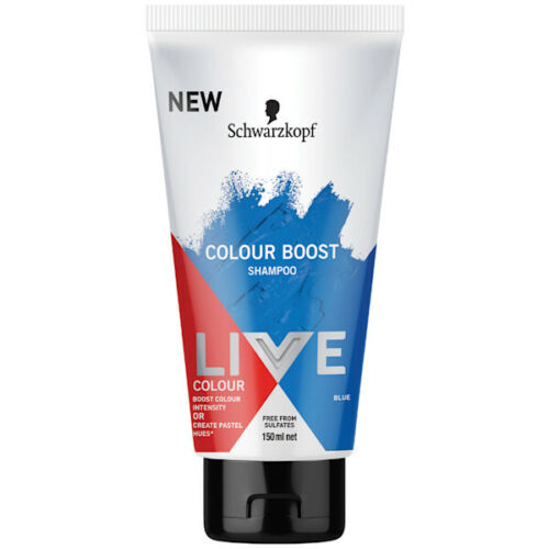 Schwarzkopf LIVE Colour Boost Shampoo Blue 150ml - OhYouLuckyDuck.com.au