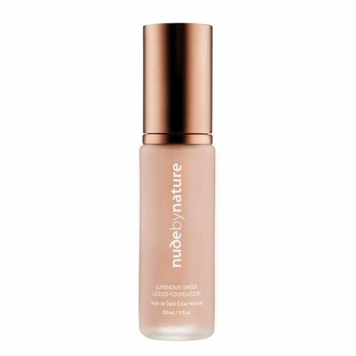 Nude By Nature Lum Sheer Liquid Foundation W1 Rose Beige 30ML - OhYouLuckyDuck.com.au