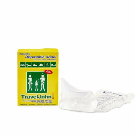 Travel John Resealable Disposable Urinal - Pack of 3 - OhYouLuckyDuck.com.au