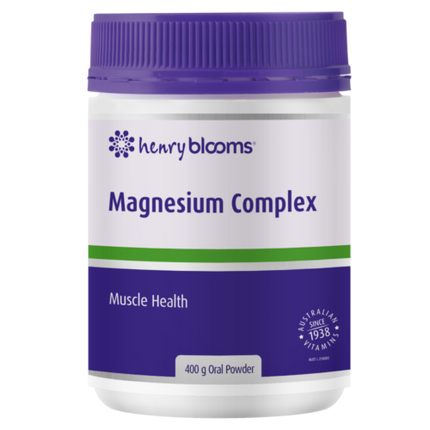 Henry Blooms Magnesium Complex Powder 400G - OhYouLuckyDuck.com.au