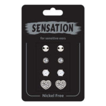 Adnohr 15977 Sensation Crystal Heart Rhodium