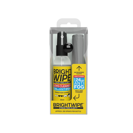 Bright Wipe Antifog Lens Care Cleaning Kit 30mL
