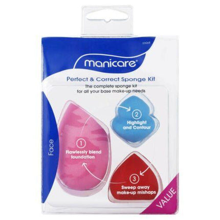 Manicare Perfect & Correct Sponge Kit - OhYouLuckyDuck.com.au