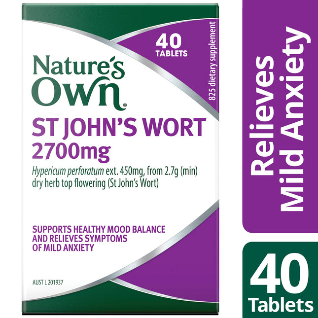 Nature's Own St John'S Wort 2700Mg Tabs 40