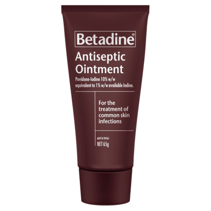 Betadine Antiseptic Ointment 65g - OhYouLuckyDuck.com.au