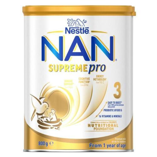 Nestle NAN SUPREMEpro 3 Toddler 1+ Years Premium Milk Drink Powder 800g - OhYouLuckyDuck.com.au