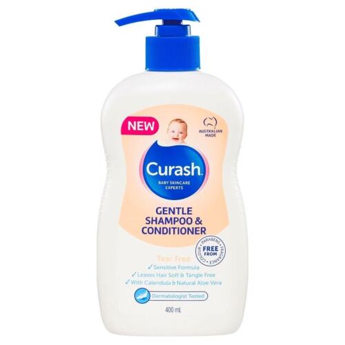 Curash Gentle Shampoo & Conditioner 400ML - OhYouLuckyDuck.com.au