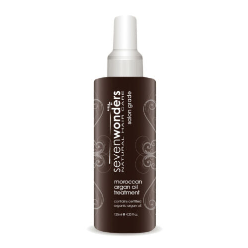Seven Wonders Natural Hair Care Moroccan Argan Oil Treatment 125ml - OhYouLuckyDuck.com.au