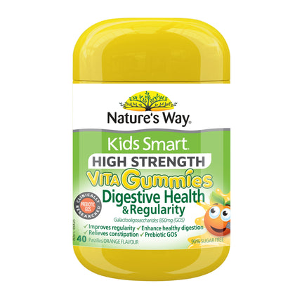 Nature’s Way Kids Smart High Strength Vita Gummies Digestive Health & Regularity 40 Pastilles