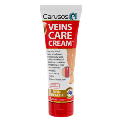 Caruso’s Veins Care Cream 75G - OhYouLuckyDuck.com.au