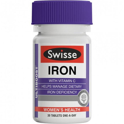 Swisse Ultiboost Iron 30 Tablets - OhYouLuckyDuck.com.au