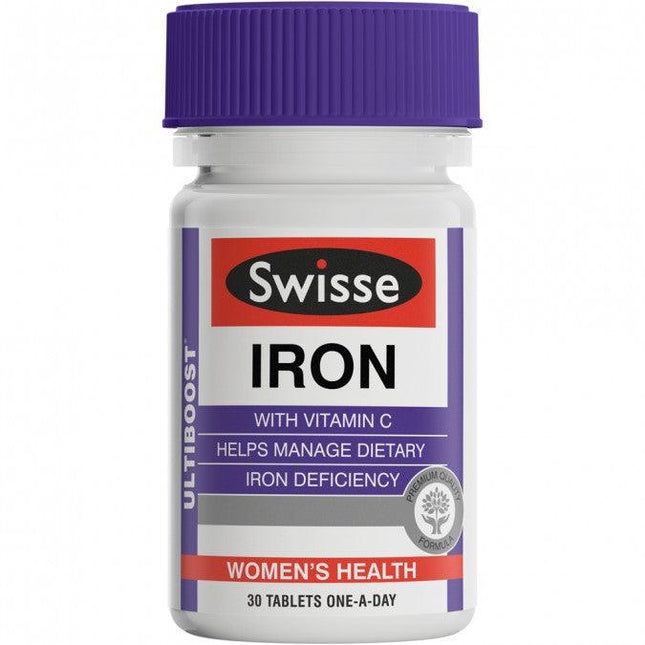 Swisse Ultiboost Iron 30 Tablets - OhYouLuckyDuck.com.au